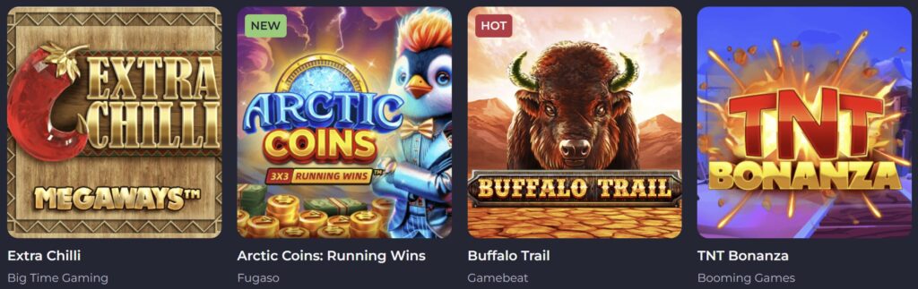 Προεπισκόπηση των κουλοχέρηδων του Rolling Slots Casino